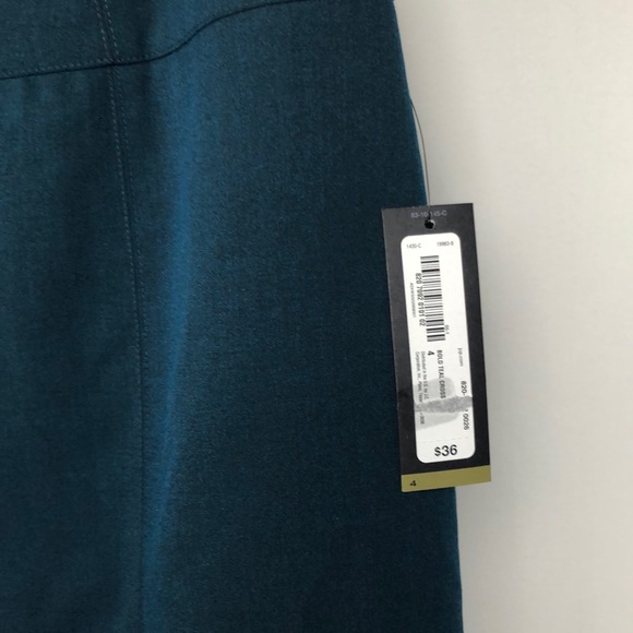 Worthington teal pencil skirt NWT - Picture 2 of 4
